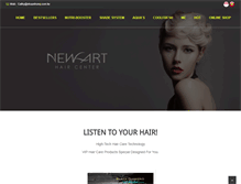 Tablet Screenshot of newarthaircenter.com